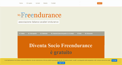Desktop Screenshot of freendurance.it